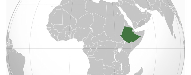 map of ethiopia